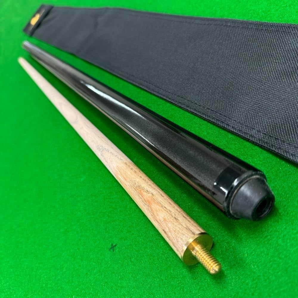 Junior Snooker Pool Cue 48 Inch 9.5mm Tip 2 Piece with Case