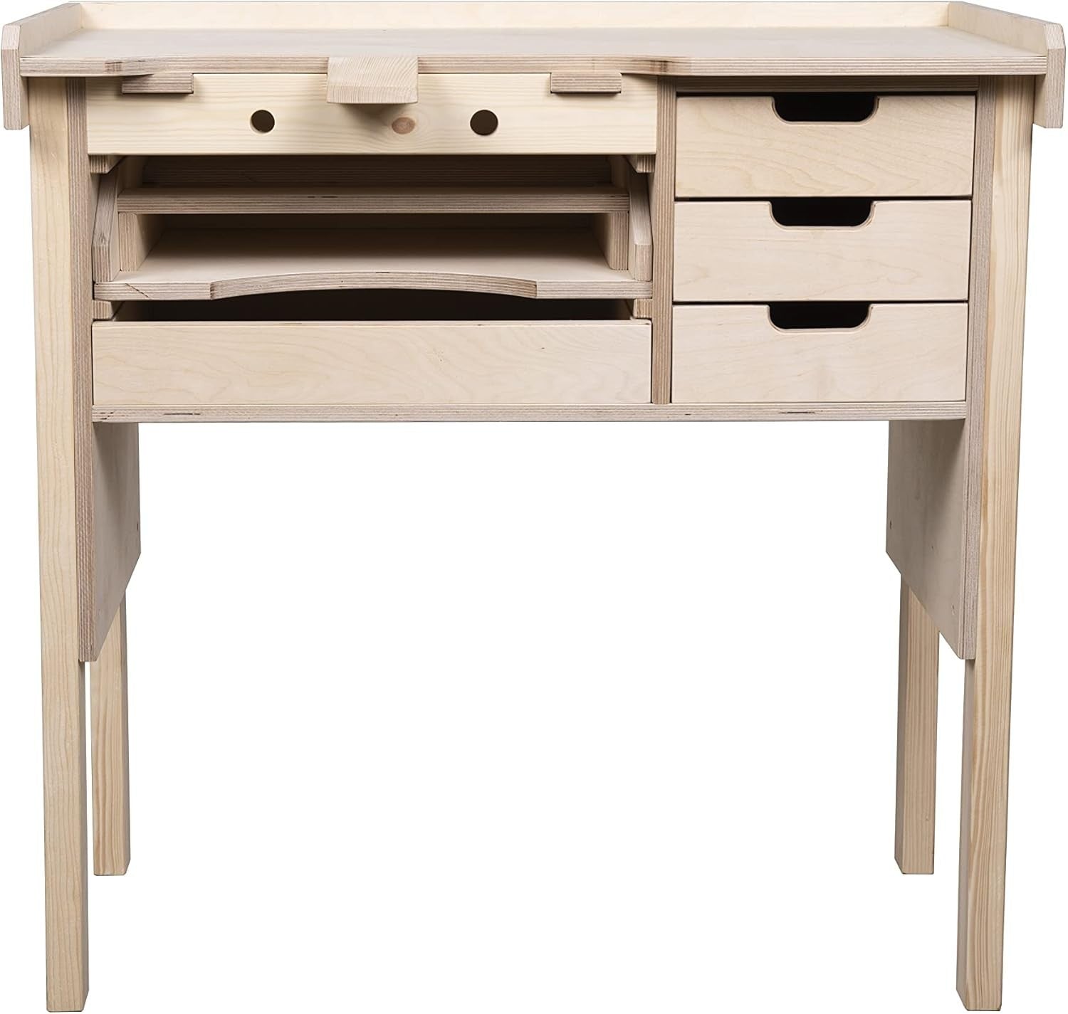 Jewellers Workbench – Opifex Craftsman Station with 18mm Birch Hardwood Top