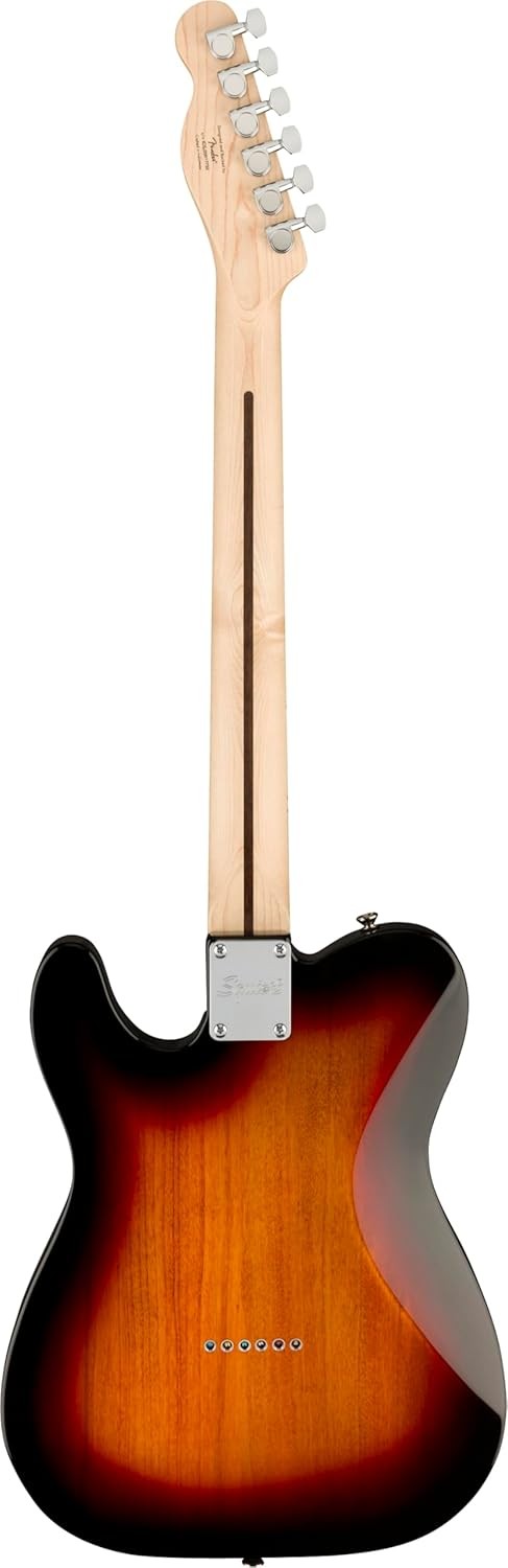 Electric Telecaster Guitar Maple Fingerboard 3 Tone Sunburst