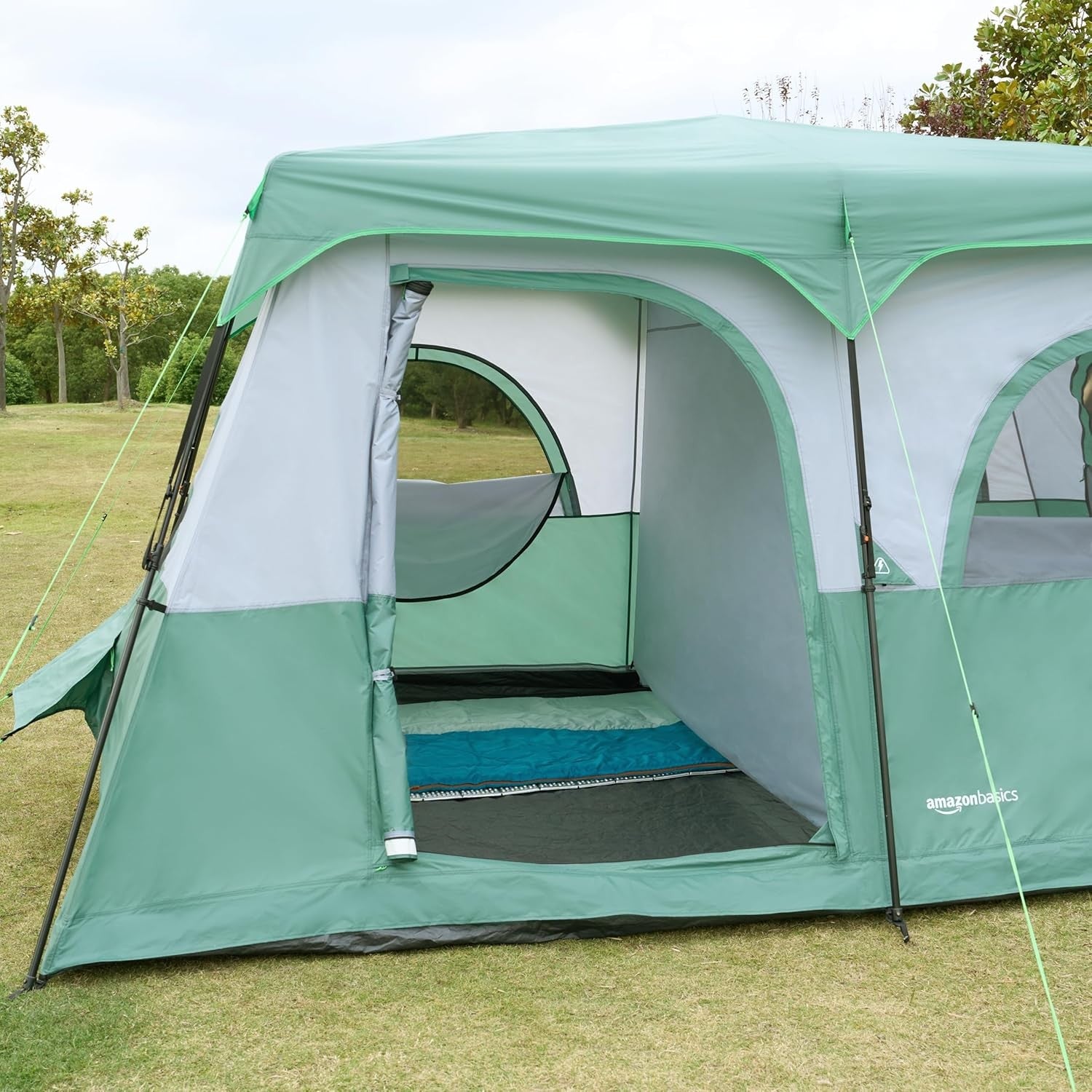 10 Person Camping Tent Waterproof Instant Pop Up with Rainfly