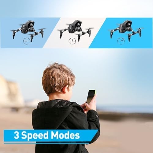 4DRC V42 Mini Drone 1080P Camera, 3D Flip, APP Control, Foldable Toy