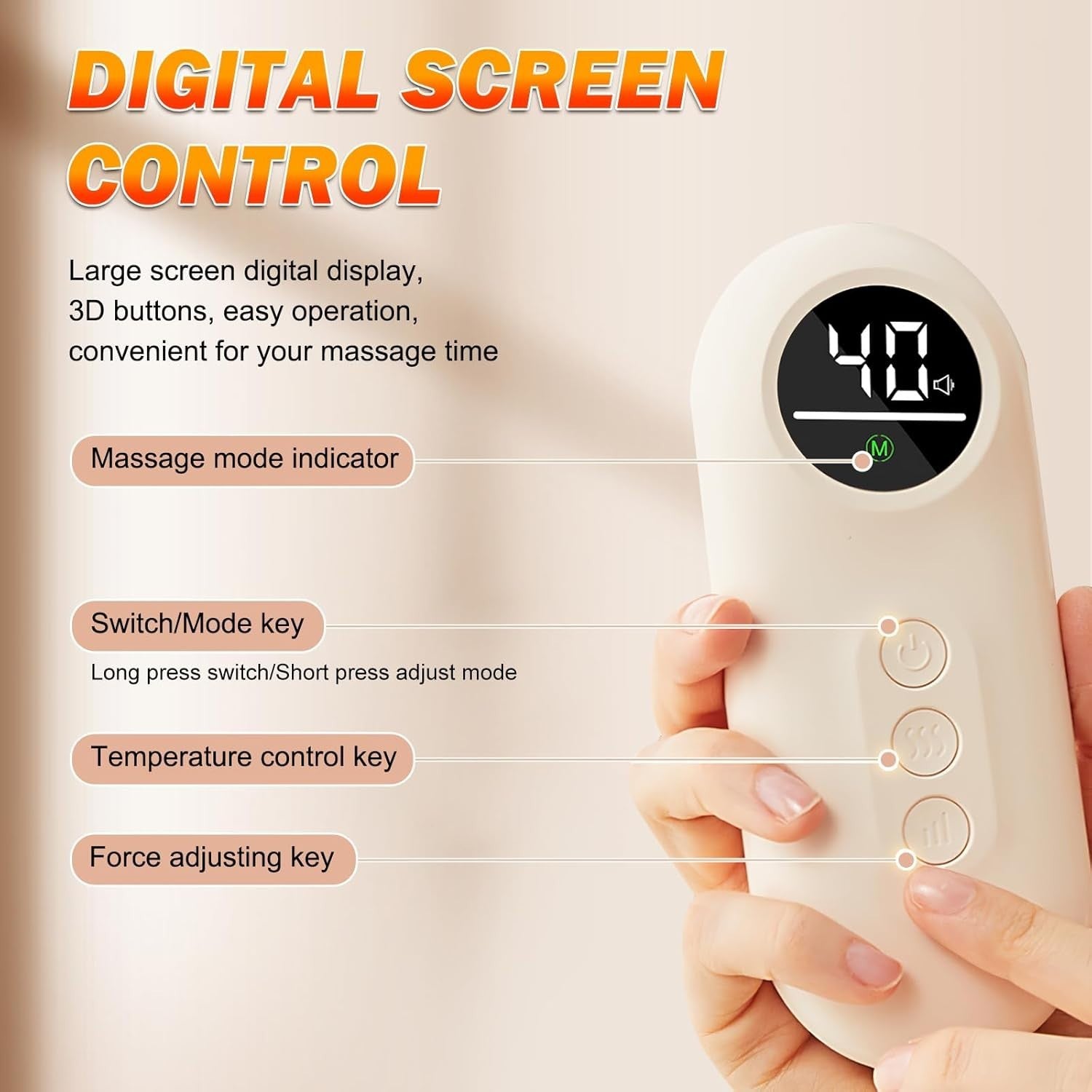 360° Electric Head Massager with Heat Eye Compress Migraine Relief Sleep Aid