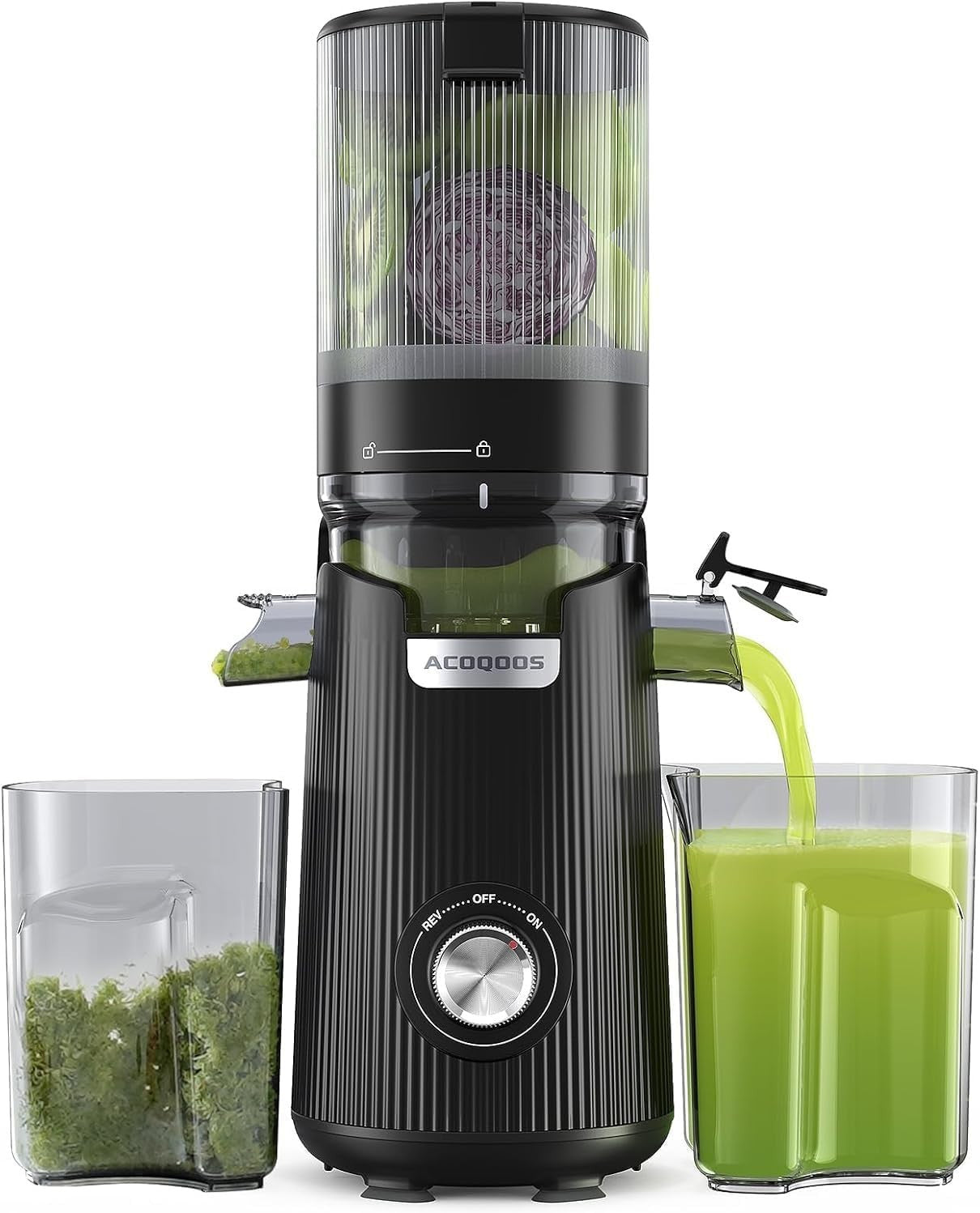 Cold Press Juicer 135mm Wide Feed Opening 300W High Yield Easy Clean