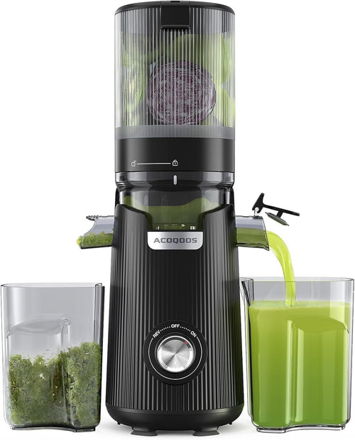 Cold Press Juicer 135mm Wide Feed Opening 300W High Yield Easy Clean