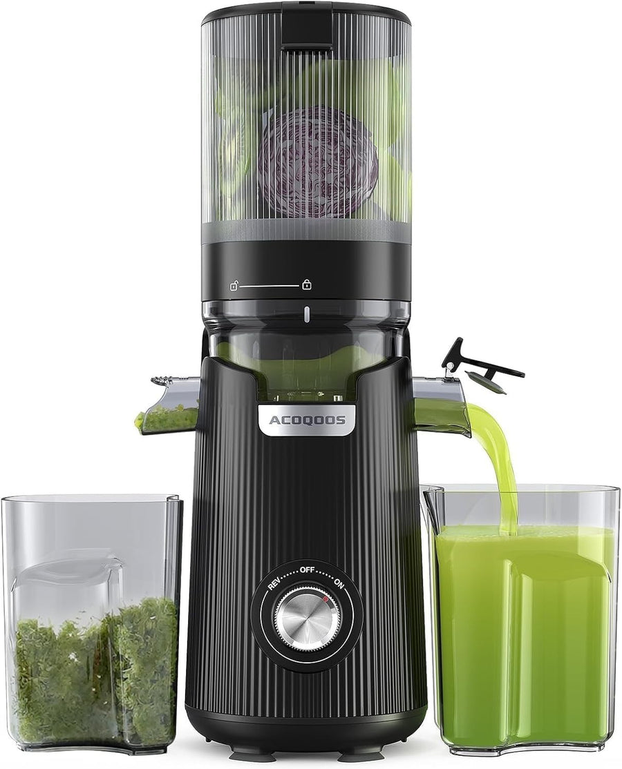 Cold Press Juicer 135mm Wide Feed Opening 300W High Yield Easy Clean