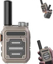 Waterproof PTT Walkie Talkie Unlimited Range Rechargeable IP55 Radio