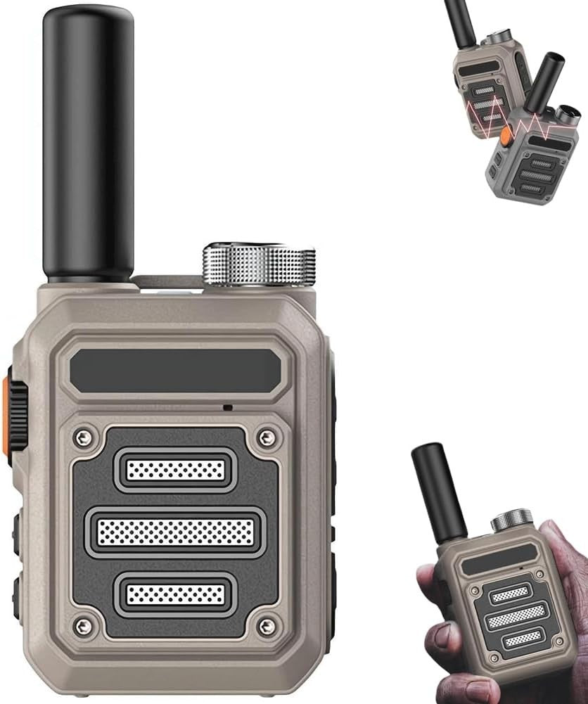 Waterproof PTT Walkie Talkie Unlimited Range Rechargeable IP55 Radio