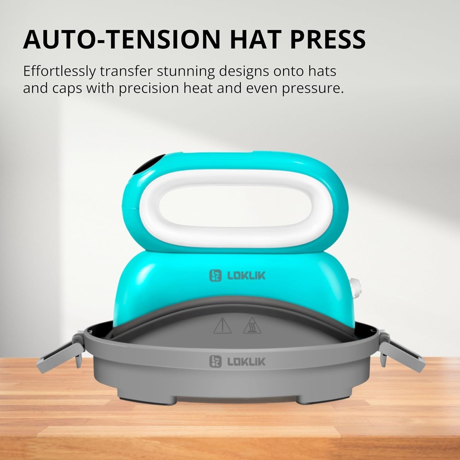 Hat Heat Press Machine Mini Cap Heat Transfer Tool Adjustable Temp