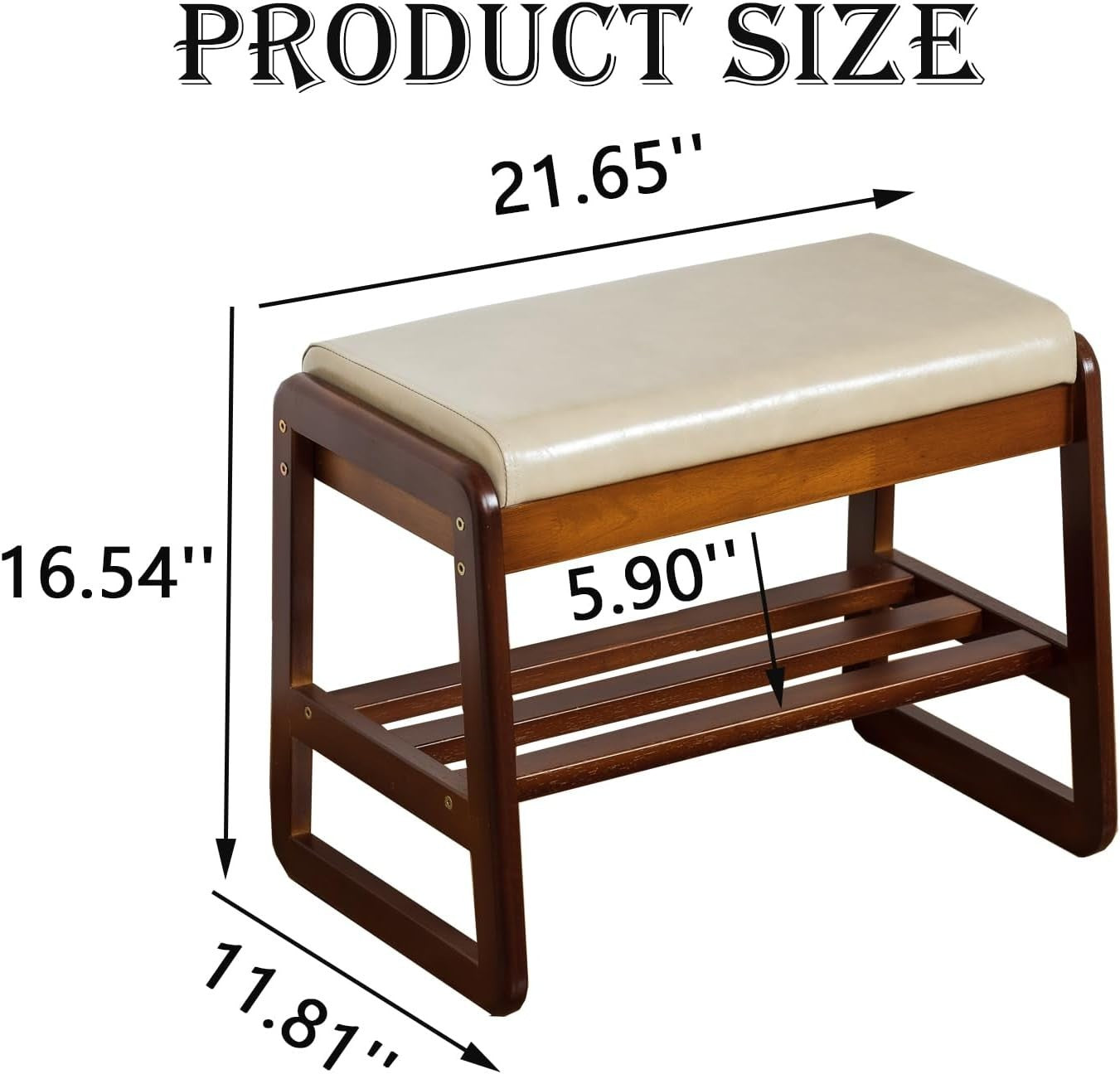 Modern Grey Entryway Shoe Bench with Flip-Top Storage & Cushioned Seat