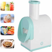Electric Ice Crusher Snow Cone Maker USB Rechargeable Shaved Ice Machine