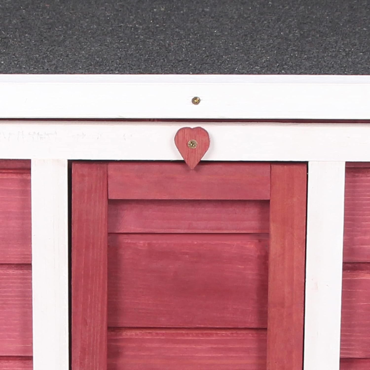 Outdoor Rabbit Hutch Small Guinea Pig House Openable Roof Wooden Cage