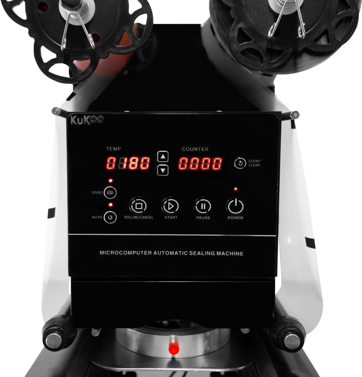 Automatic Cup Sealing Machine 500W Bubble Tea Shaker Double Frame