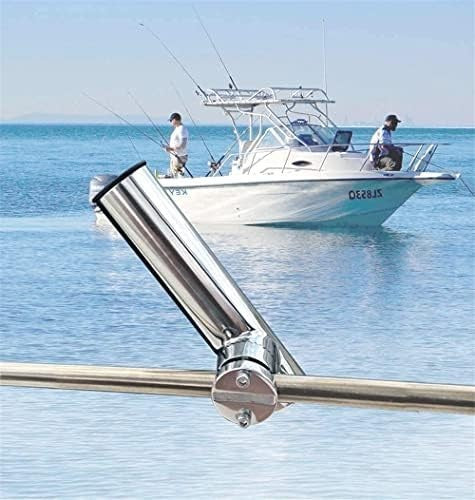 316 Stainless Steel Boat Rod Holder Rail Mount Adjustable 7/8–1"
