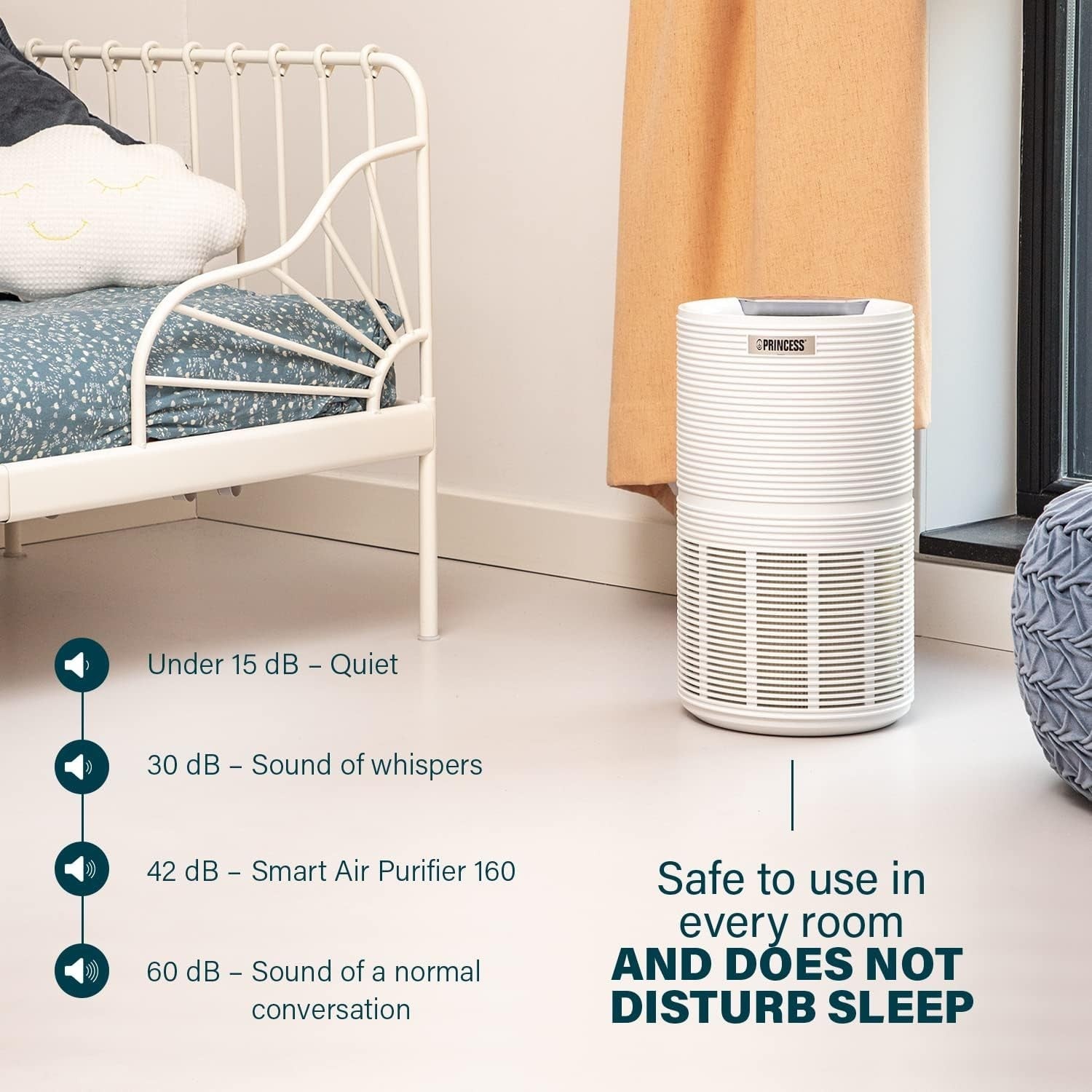 Smart Air Purifier H13 HEPA 99.97% Allergy Smoke Odour App Control