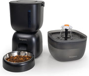 Automatic Cat Feeder Water Dispenser 3L Timed Pet Food Feeder Voice Record