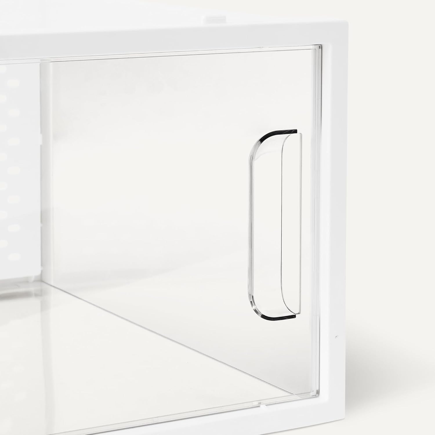 Pack of 12 Clear Stackable Foldable Shoe Storage Boxes Large