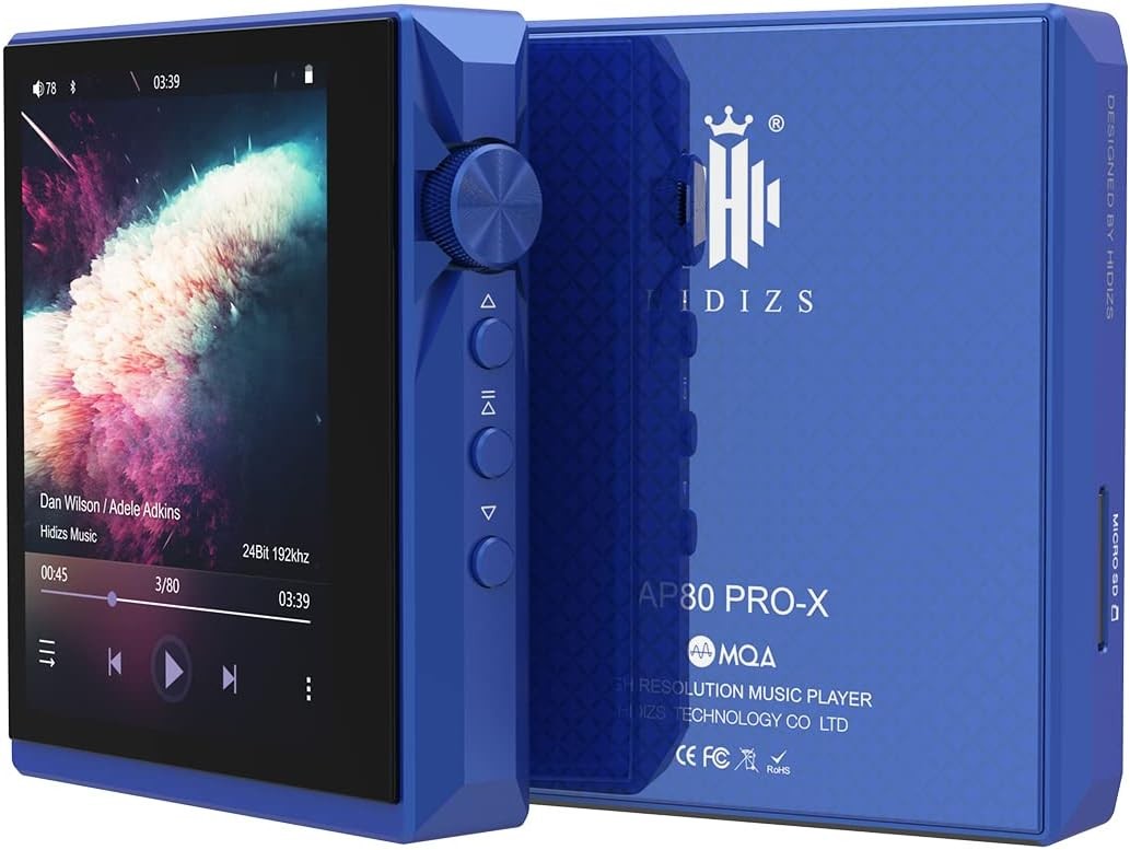 Hi Res MP3 Player Bluetooth LDAC Dual DAC Lossless USB DSD256