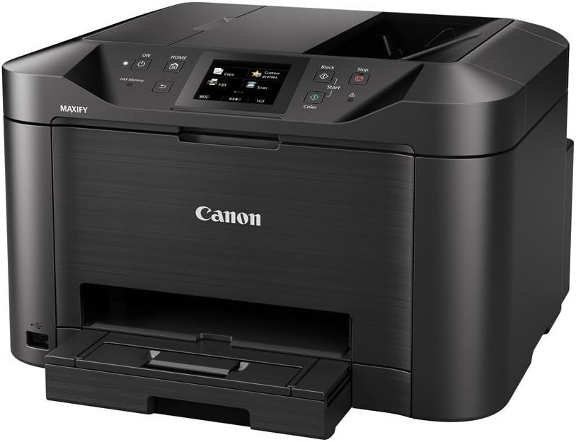 High-Speed Wireless Inkjet Printer | 24ppm B/W, 15.5ppm Color, A4, Black
