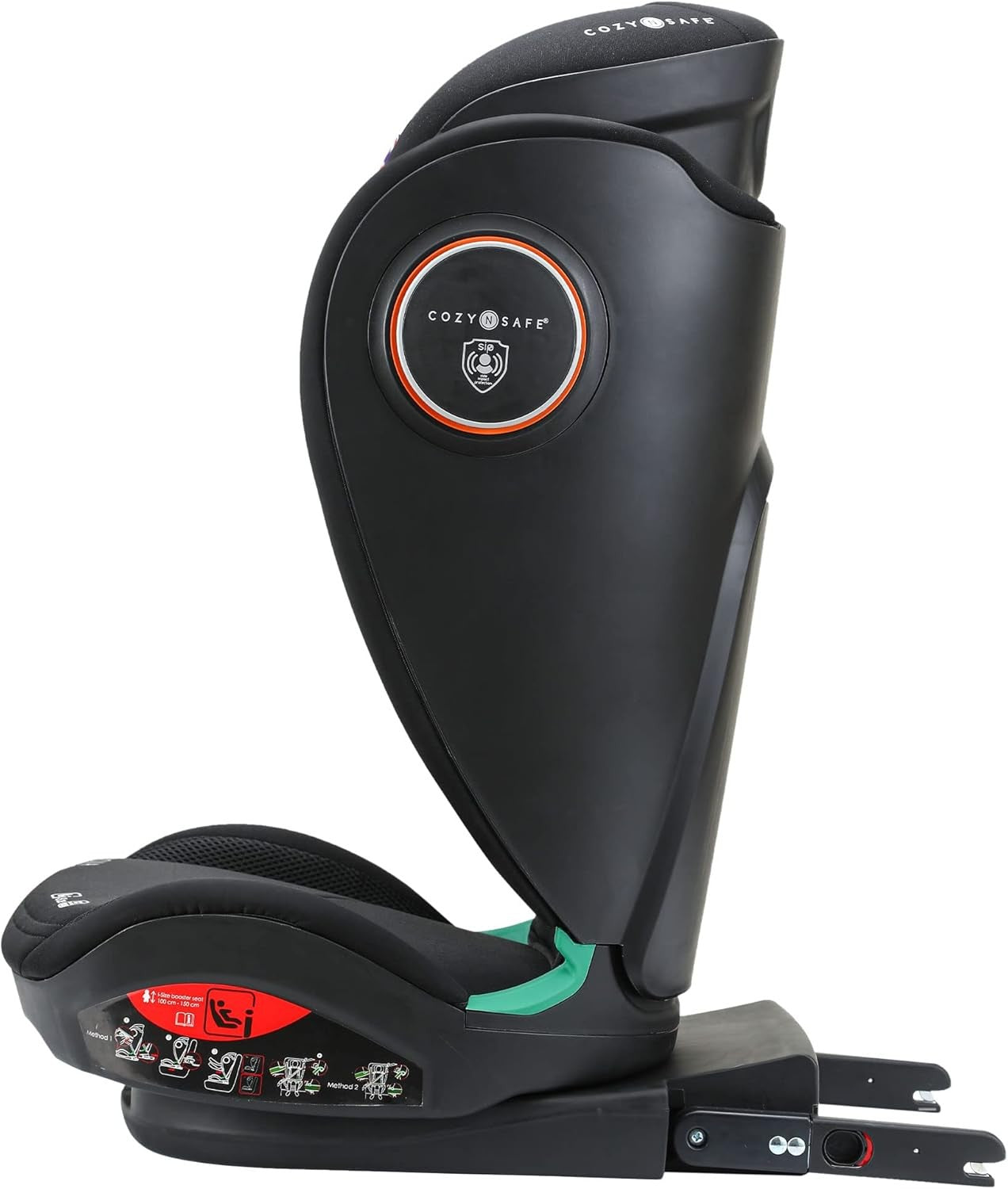 i-Size High Back Booster Car Seat 100-150cm Adjustable Headrest Group 2/3