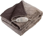 Electric Heated Throw Blanket 180x130cm Auto Shut Off Soft Fur Fleece