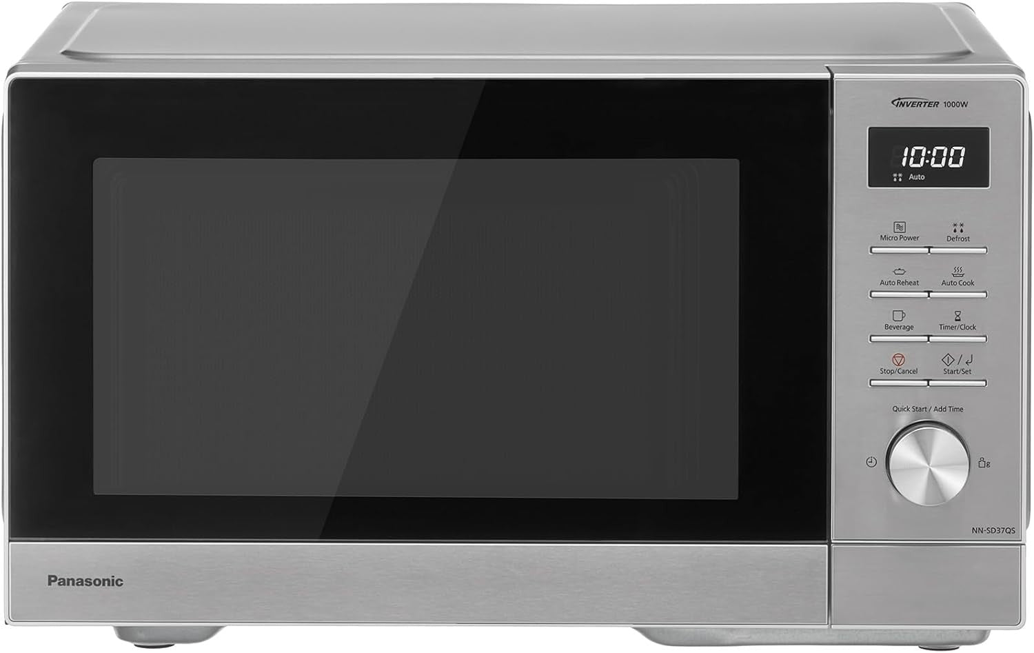 Panasonic 29L 1000W Solo Microwave 11 Auto Programmes Silver Stainless