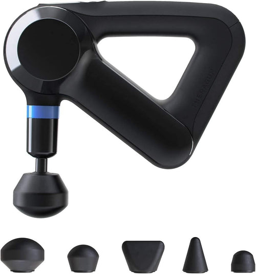 Deep Tissue Massage Gun Percussion Muscle Recovery Quiet Ergonomic 5 Heads