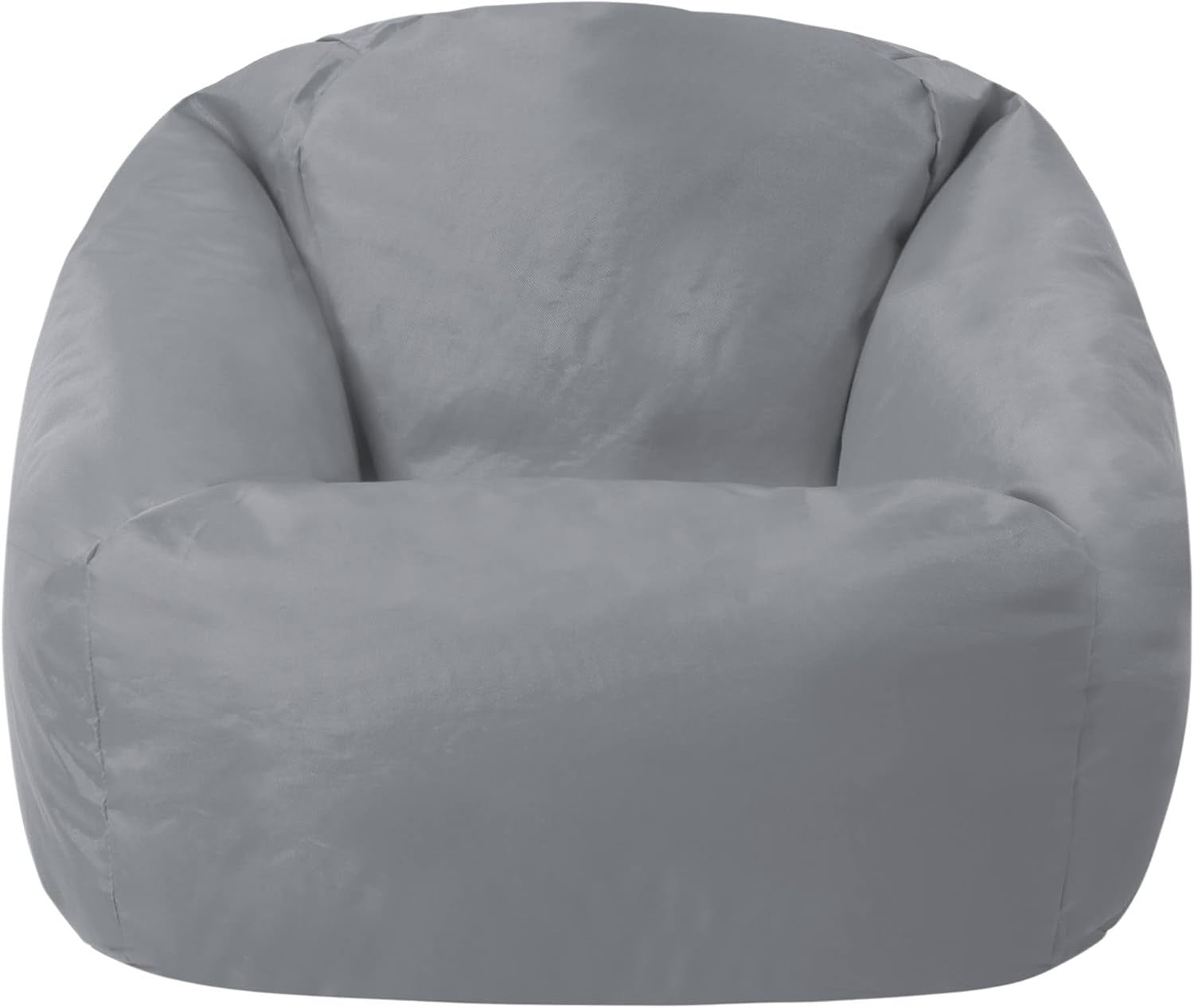 Kids Bean Bag Chair with Backrest Grey Indoor Outdoor Waterproof Seat