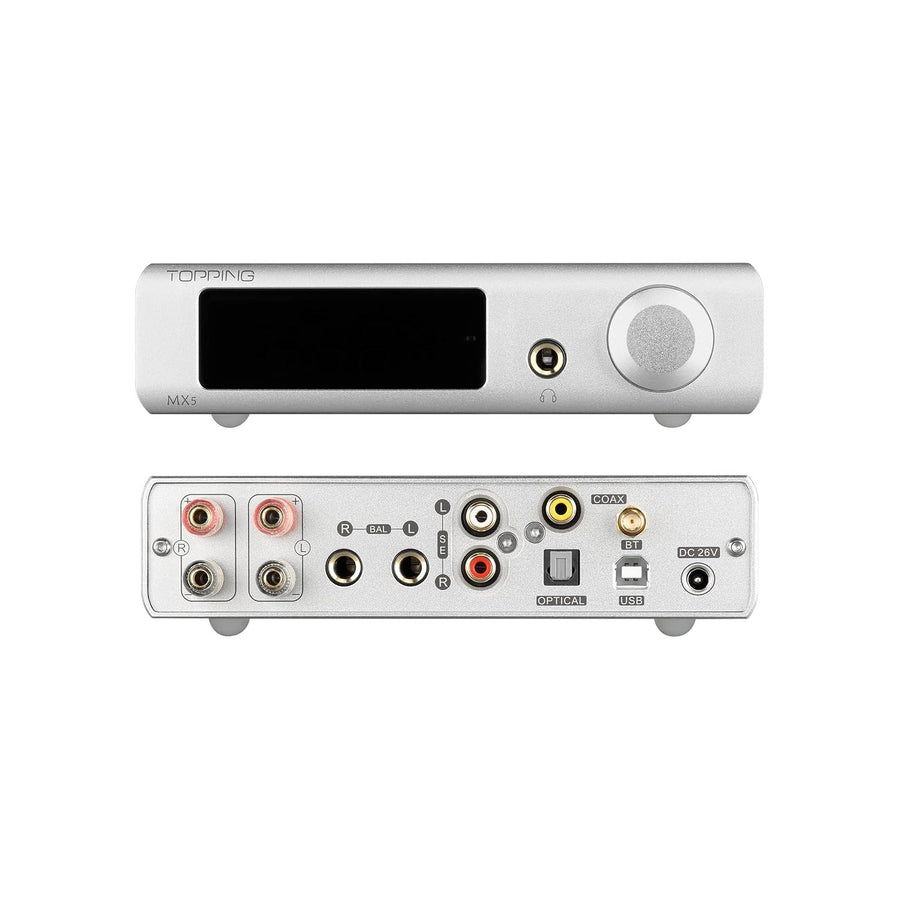 High Power Stereo Amplifier 70W TRS RCA Inputs | Hi-Fi DAC EQ | Headphone Amp
