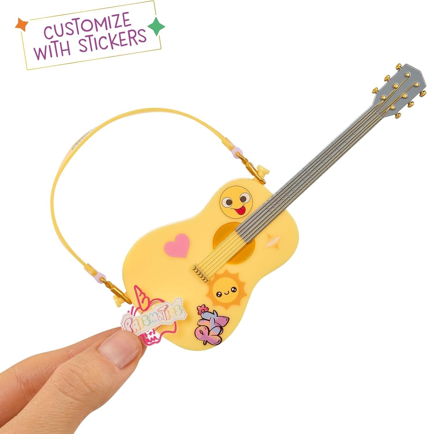 23cm Fashion Doll Rock Band Guitar Stickers Posable Toy