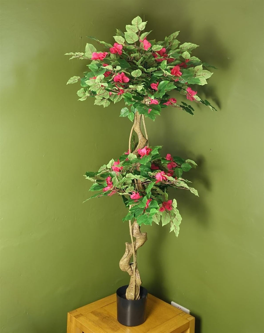150cm Japanese Silk Blossom Tree Artificial Home Decoration Twisted Trunk Plant