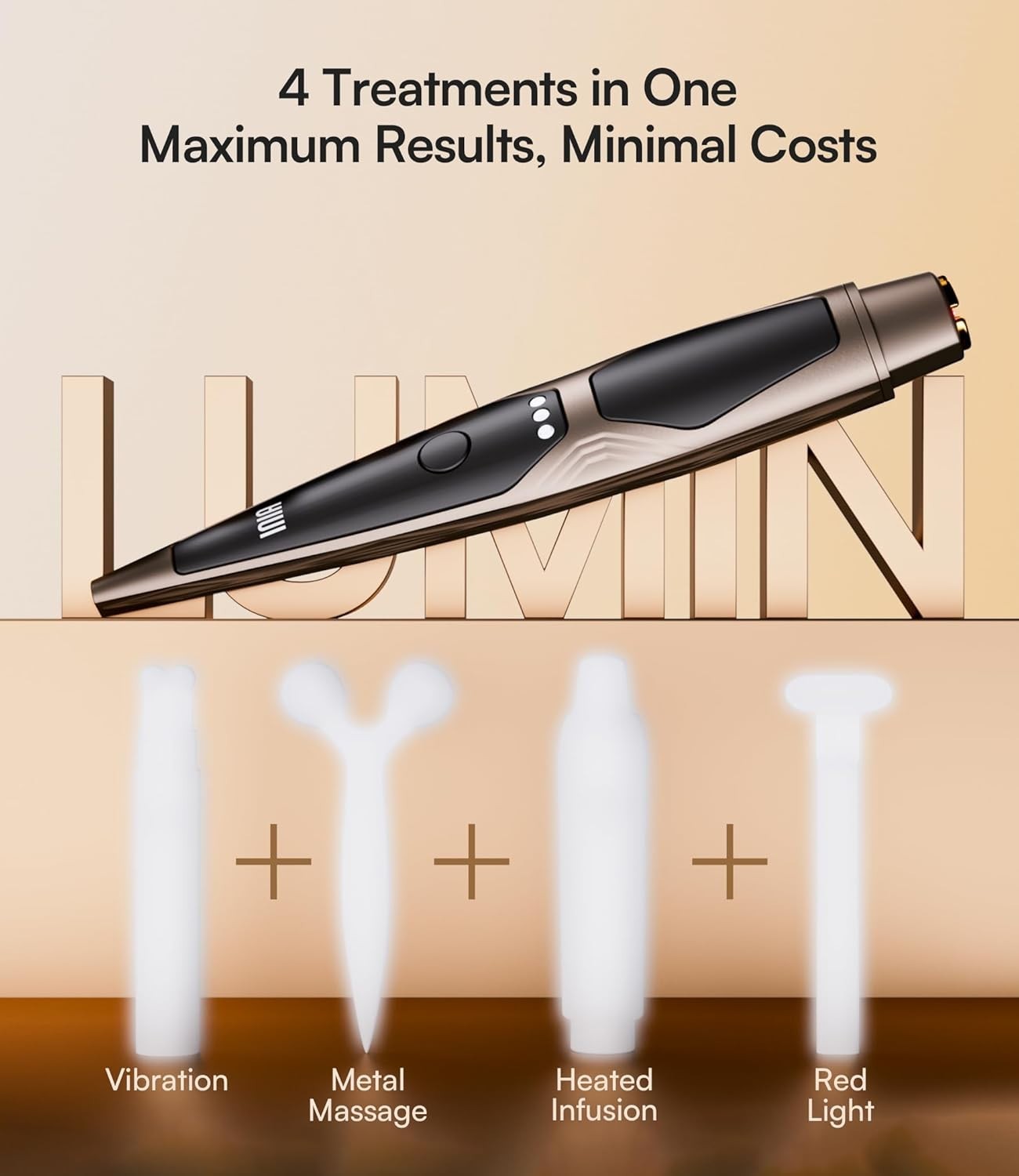 Red Light Eye Massager Microcurrent Anti Aging Dark Circles