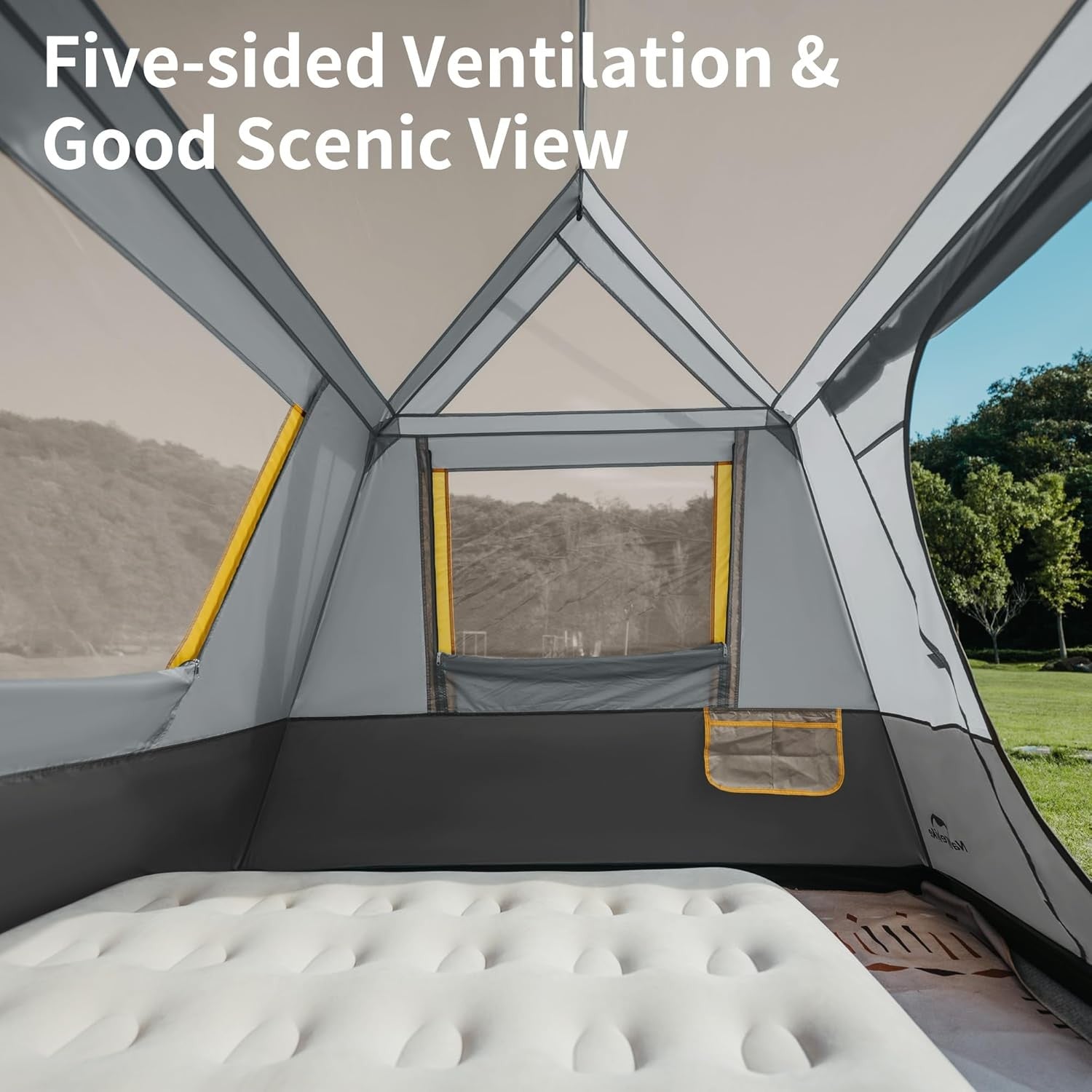 4 Person Instant Pop Up Camping Tent Waterproof Family Shelter