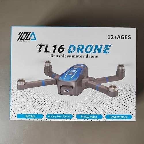 4K Drone with Camera for Adults, Brushless Motor Foldable Quadcopter Drone