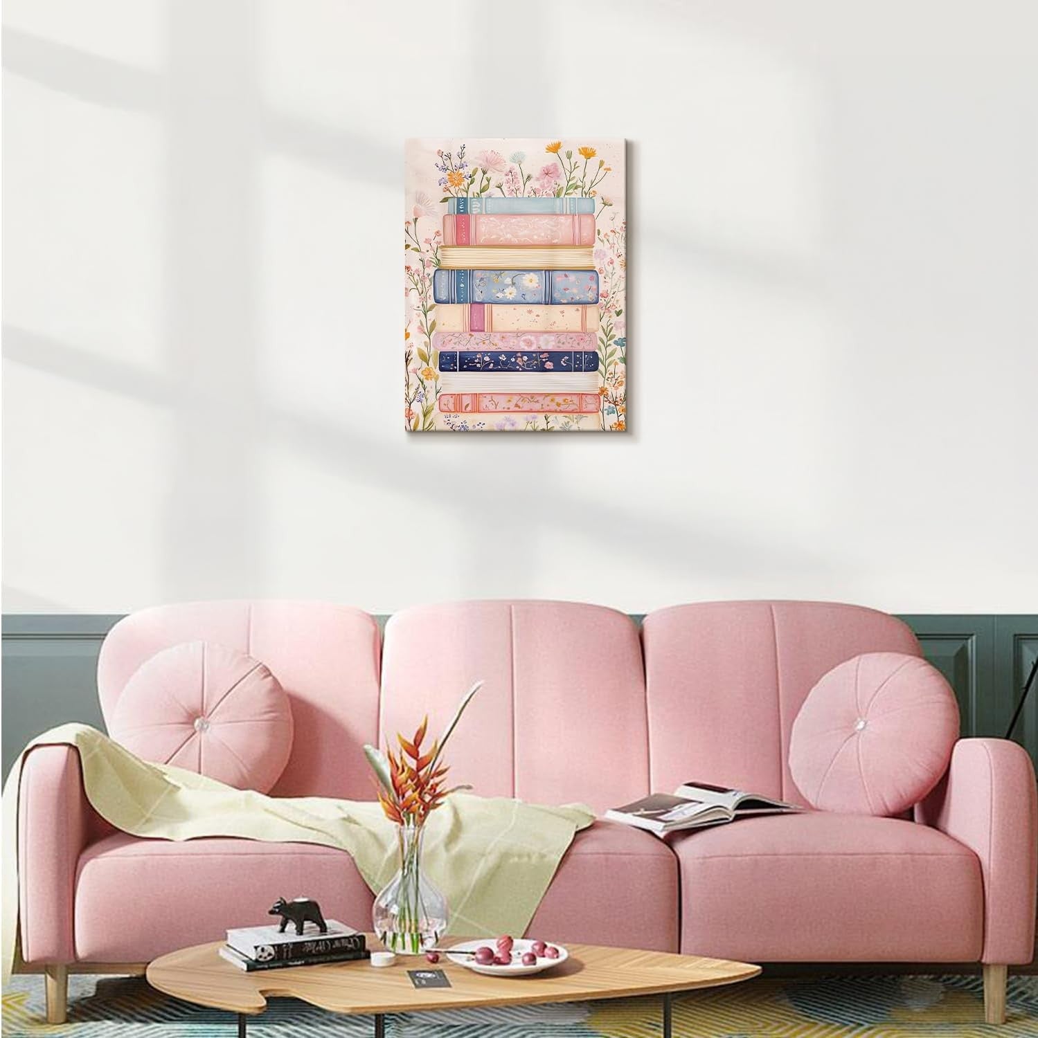 3/Piece Fruit Canvas Wall Art 28x35cm Orange Lemon Strawberry