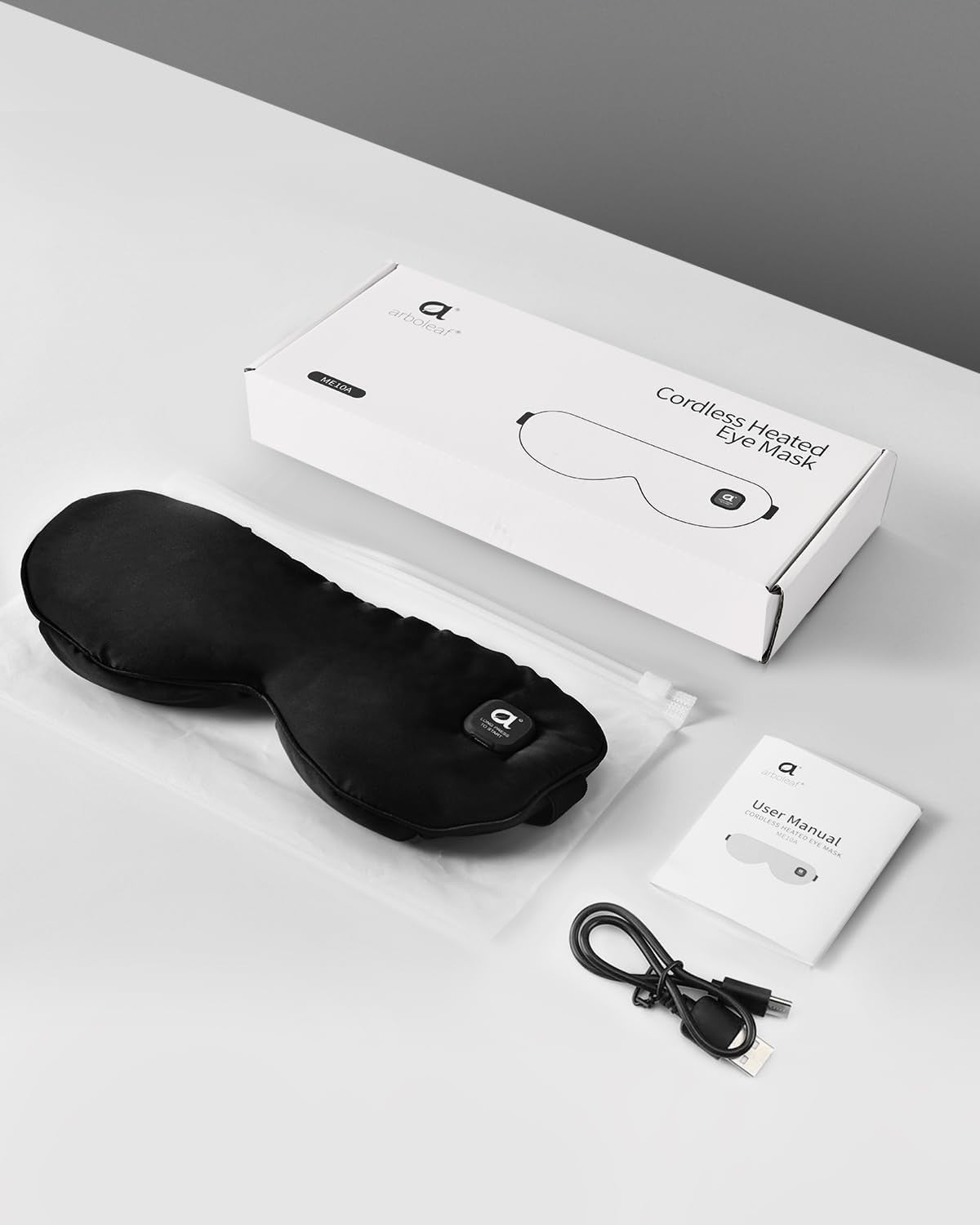 Cordless Heated Eye Mask Dry Eye Relief Blackout Sleep Aid