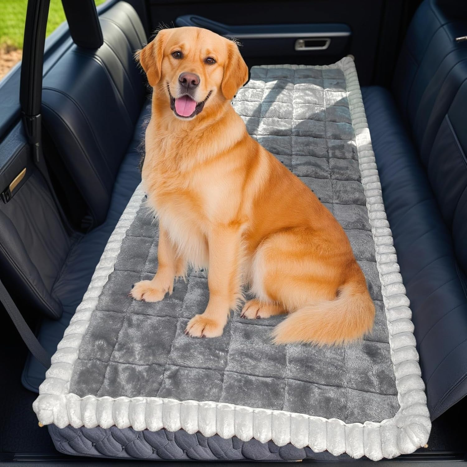 Dog Car Back Seat Bed Mat Non Slip Pet Travel Cover 138x63cm