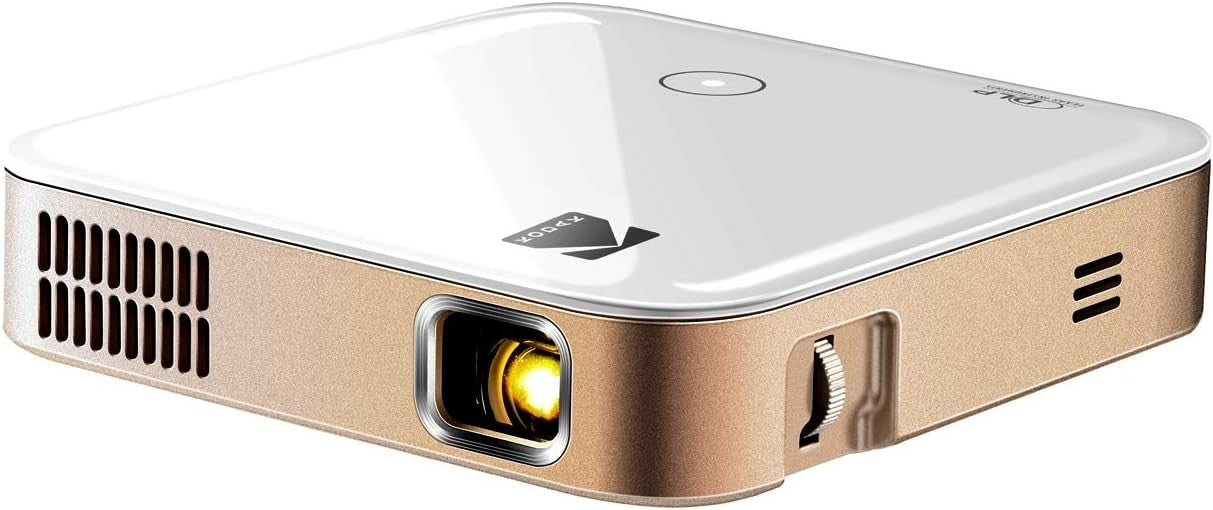 Pocket Smart DLP Projector 4K WiFi Android HDMI USB 200” Rechargeable