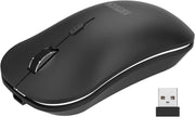 Wireless Rechargeable Mouse Silent Click 2.4G USB Ergonomic PC Laptop