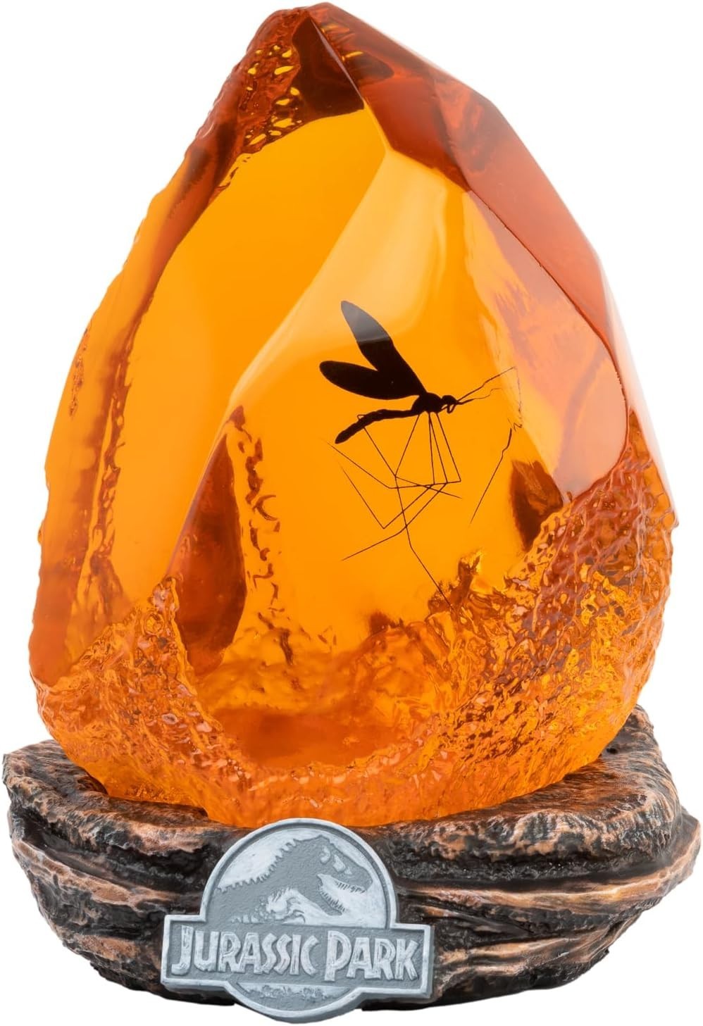 Jurassic Park Night Light with Flicker-Free LED, Battery Operated 17x11x13cm