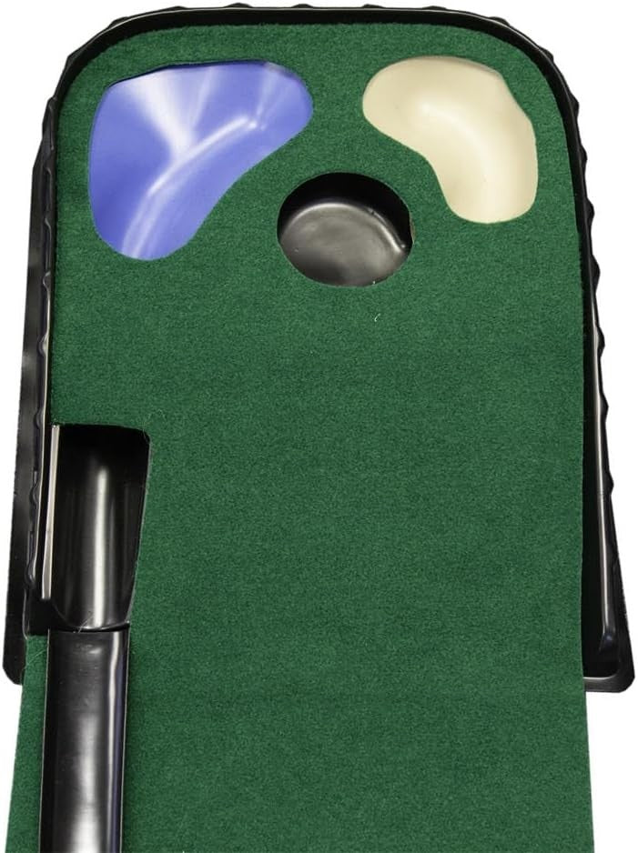 Golf Putting Mat Indoor Practice Green Hazard Trainer Bunker Ramp Targets