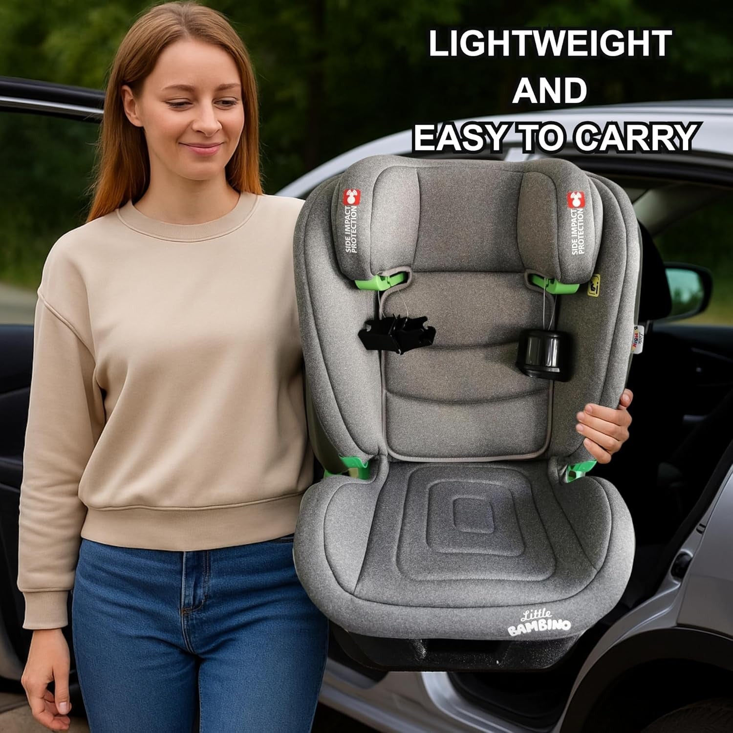 i-Size Highback Car Seat 100–150cm ISOFIX Side Impact Cup Holder