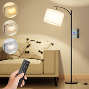 Arc Floor Lamp Remote Control Dimmable Reading Light Modern Standing Lamp