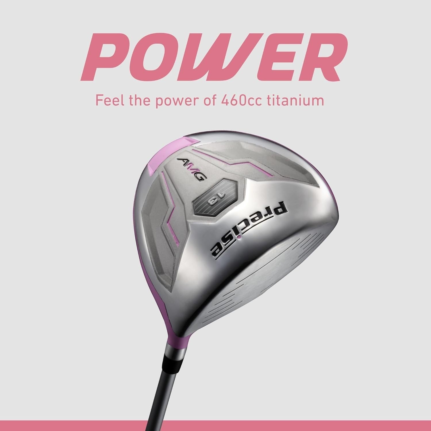 Ladies Right Hand Complete Golf Club Set Petite Forgiving Lightweight Pink