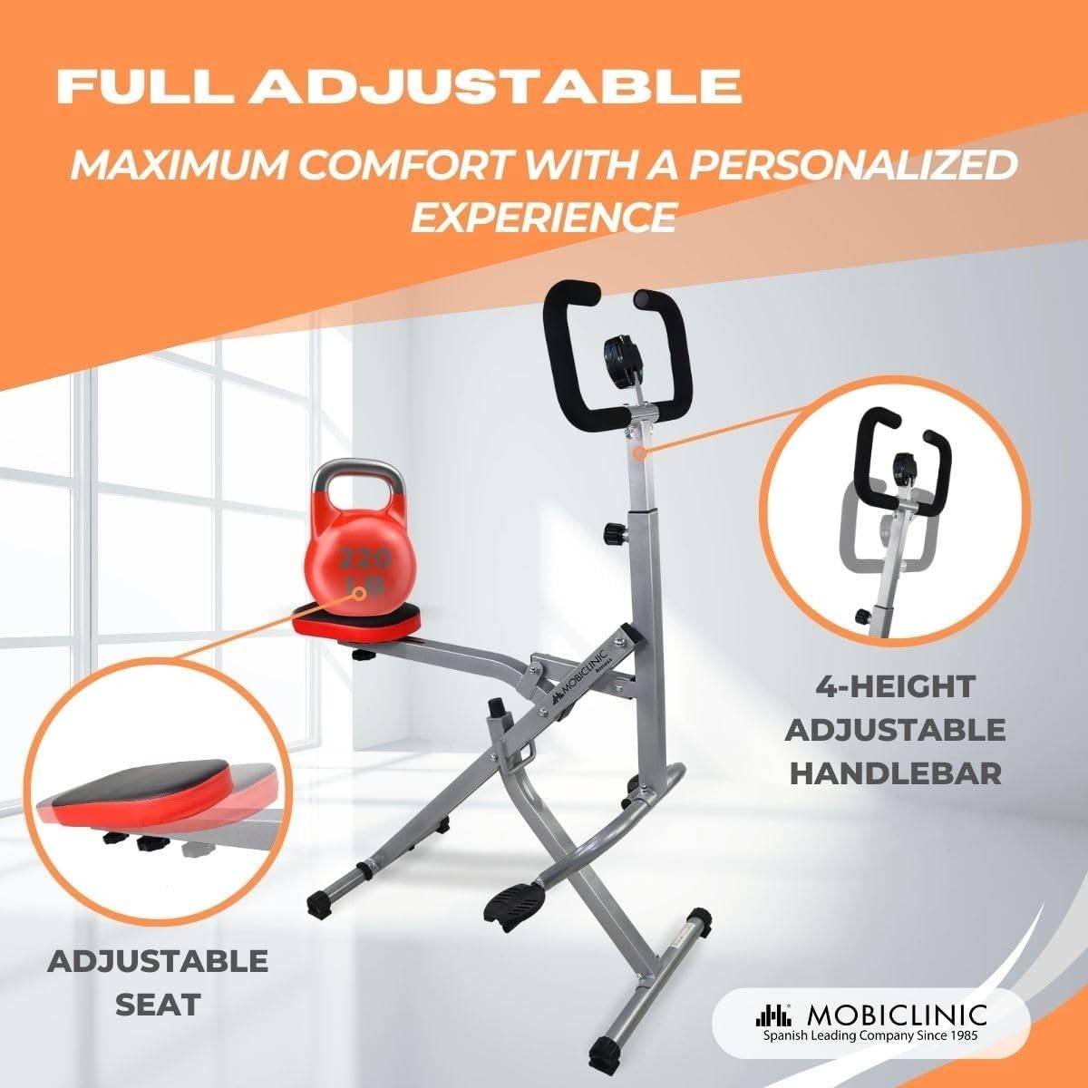 4-in-1 Rowing & Ab Crunch Machine Foldable Total Body Trainer LCD Home Gym 100KG