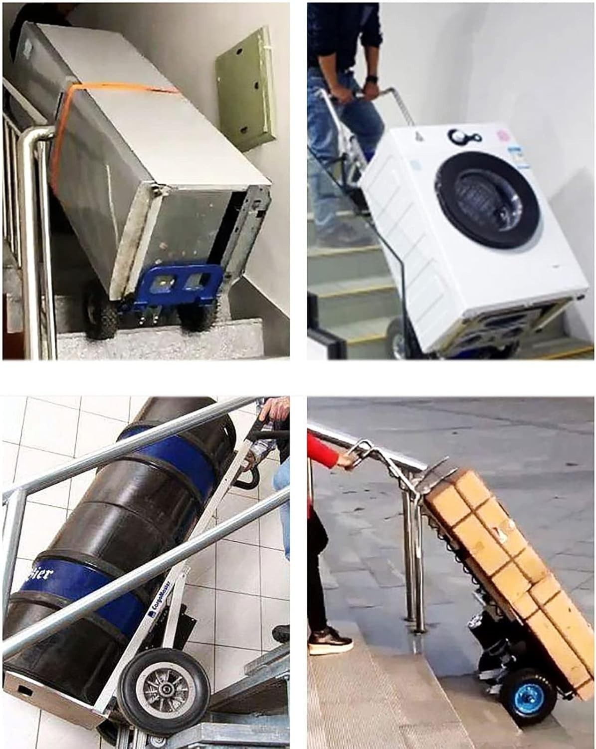 1200W Electric Stair Climber Cart Folding Hand Truck 250kg w/ 48V Battery