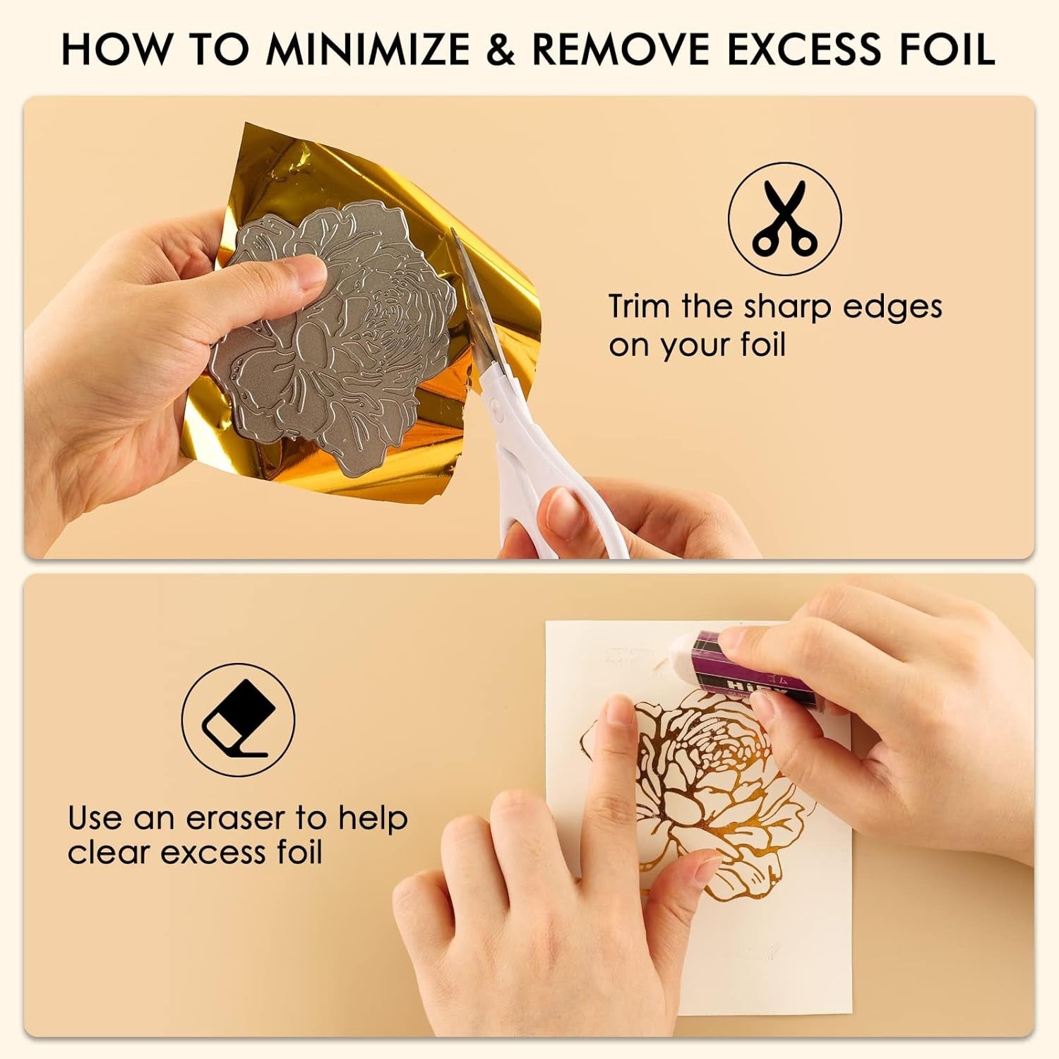 Hot Foil Stamping Machine Craft Kit Heat Press for Card Making Scrapbooking