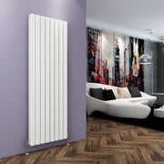 Vertical Column Designer Radiator White 1800x608mm Double Panel