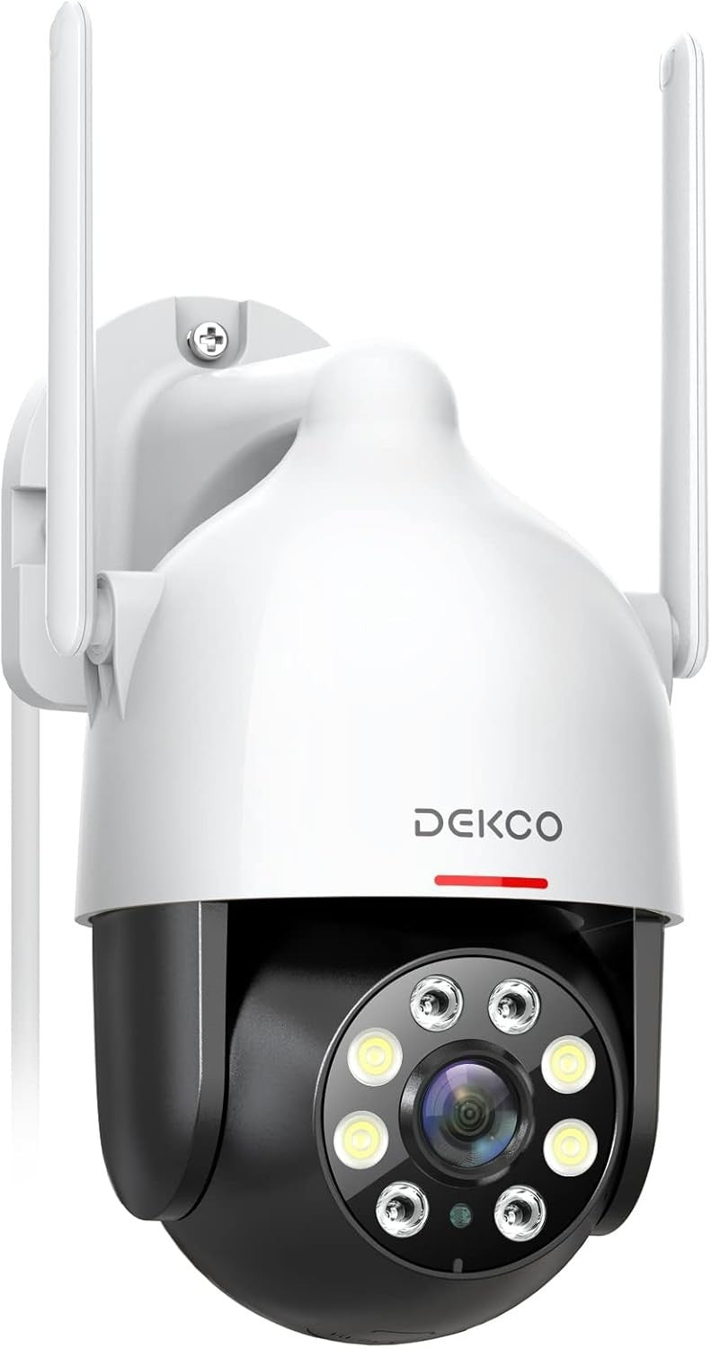 2K PTZ Security Camera Outdoor WiFi 360° Motion Tracking Night Vision