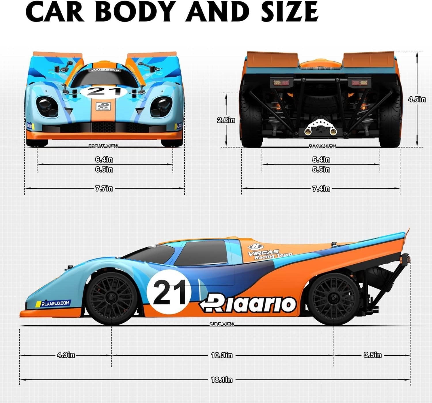 High Speed 1:10 RC Car 75MPH | 4WD Brushless On-Road Racing Car Gift