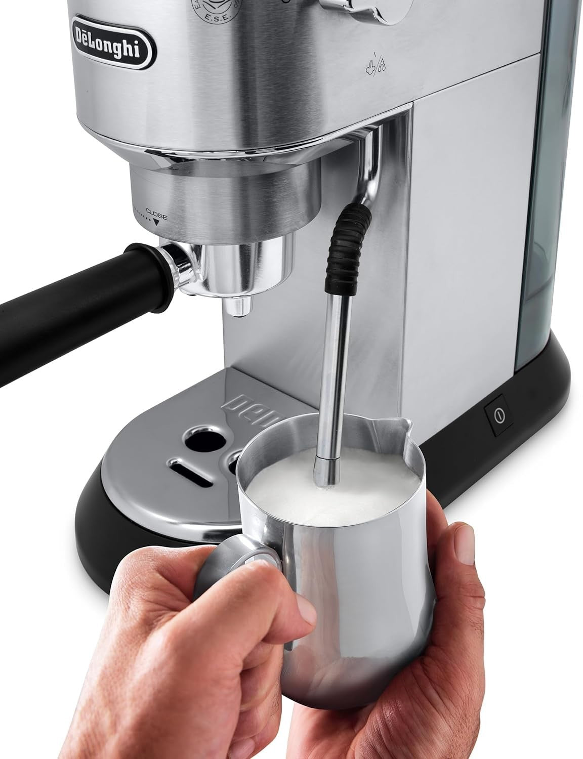 Compact Barista Espresso Maker | 15-Bar Pump Pressure | LatteArt Steam Wand
